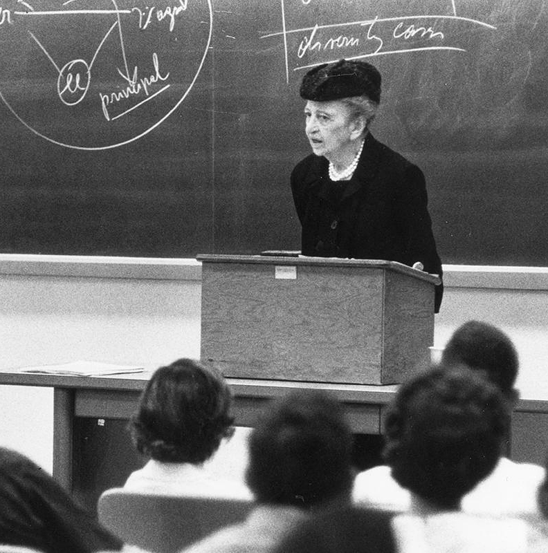 Frances Perkins - Lecturing at Cornell