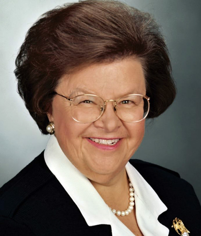 Senator Barbara Mikulski